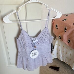 Lavender Spaghetti Strap Top